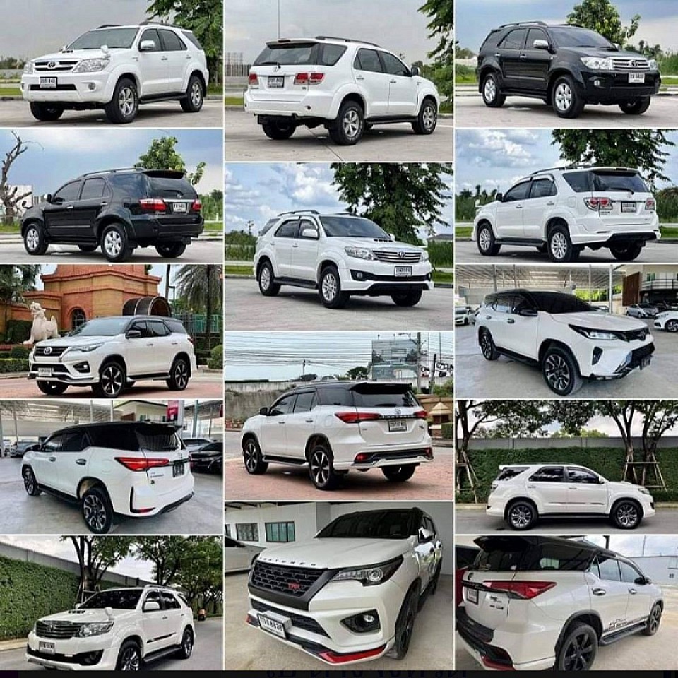 ตัวอย่างรถนั่งส่วนบุคคลประเภทรถให้บริการ